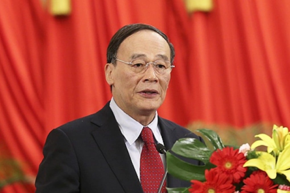 Wang Qishan said morality and law were joined at the hip in Chinese culture and rules observed like rituals. Photo: SCMP Pictures
