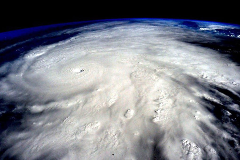 Hurricane Patricia, shown off Mexico's coast on Friday, in a photograph taken by US astronaut Scott Kelly from the International Space Station. Photo: EPA