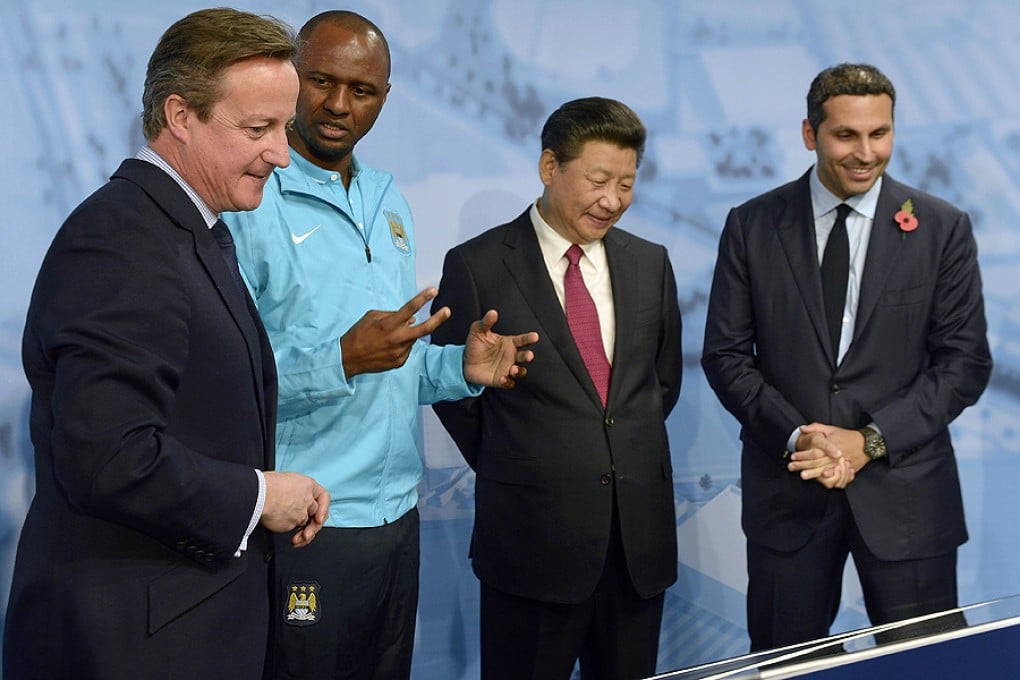 Xi on the final day of his State visit, will meet former players of both Manchester City and cross-city rivals Manchester United. Photo: AFP