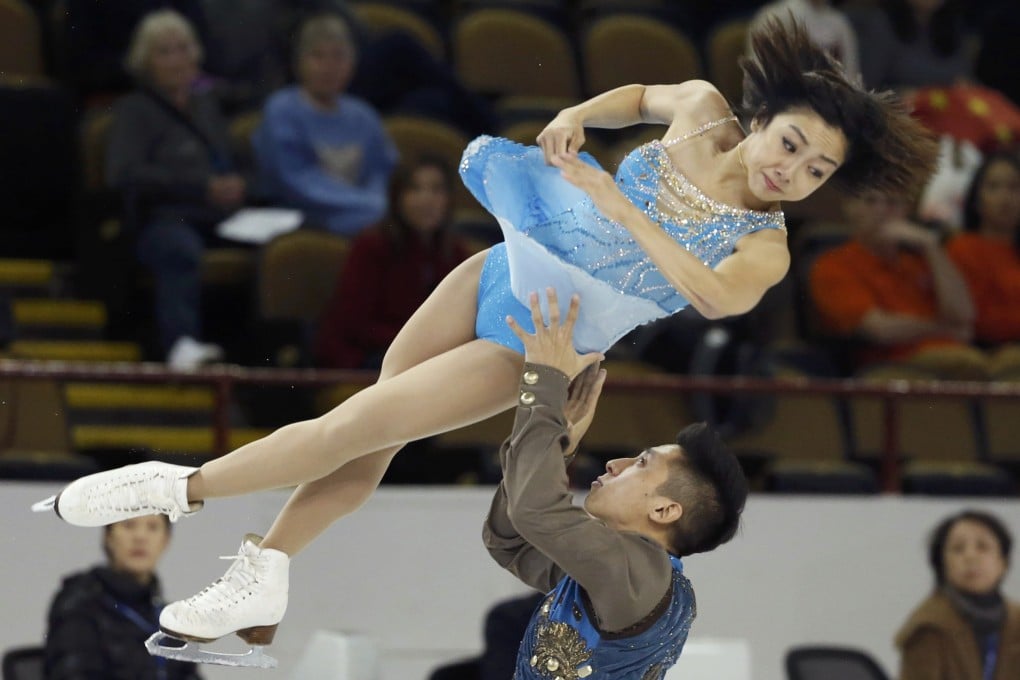 Sui Wenjing and Han Cong perform in the pairs free skate programme. Photo: Reuters