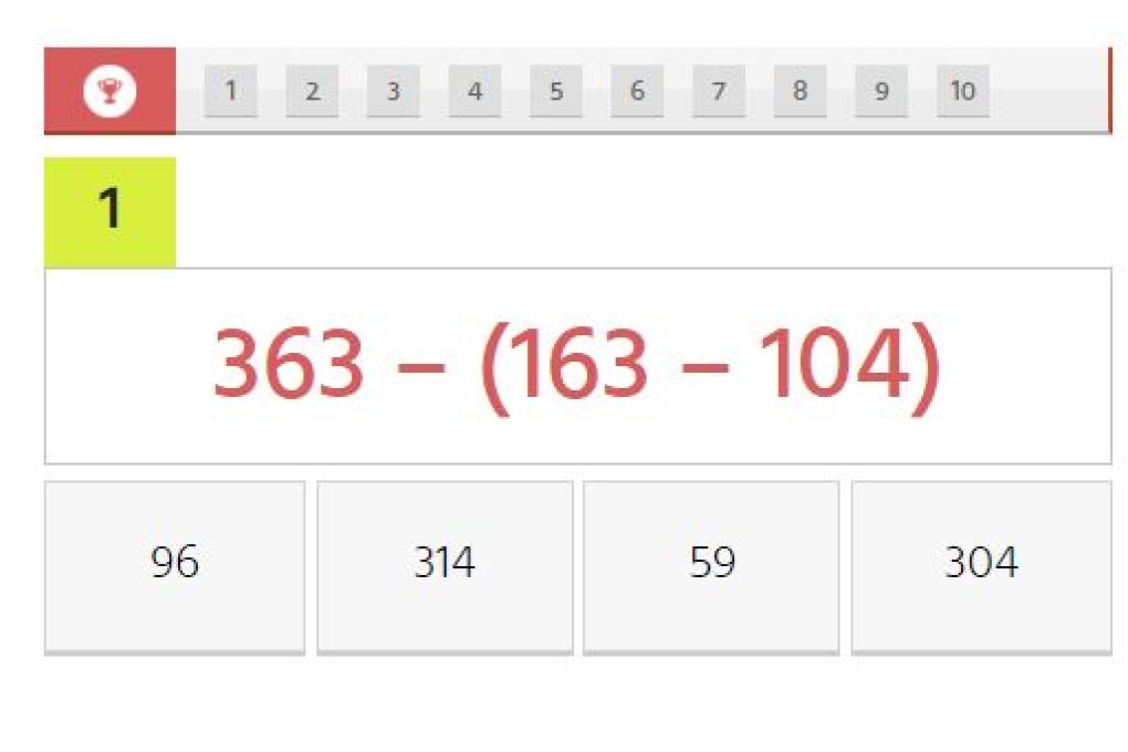 Can you answer this Hong Kong Primary Three maths test?