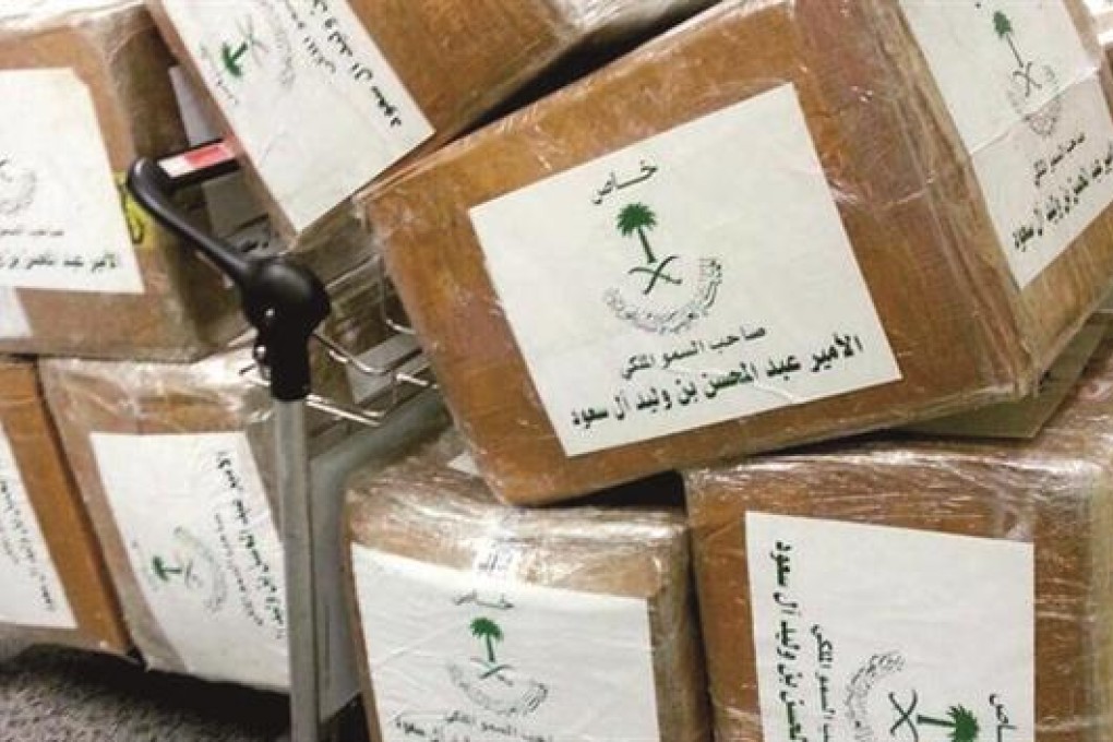 The drugs were allegedly packed in cartons and were to be loaded onto a private plane.  Photo: SCMP Picture