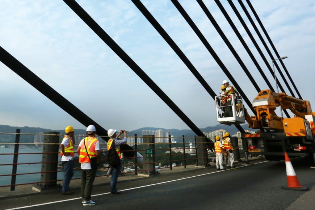 The Kap Shui Mun bridge is the only road link to Lantau. Photo: Jonathan Wong
