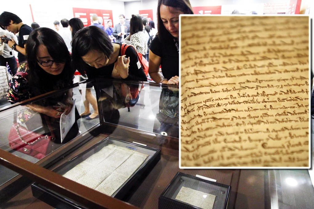 Laying down the law: Magna Carta will be displayed in Hong Kong as part of its world tour