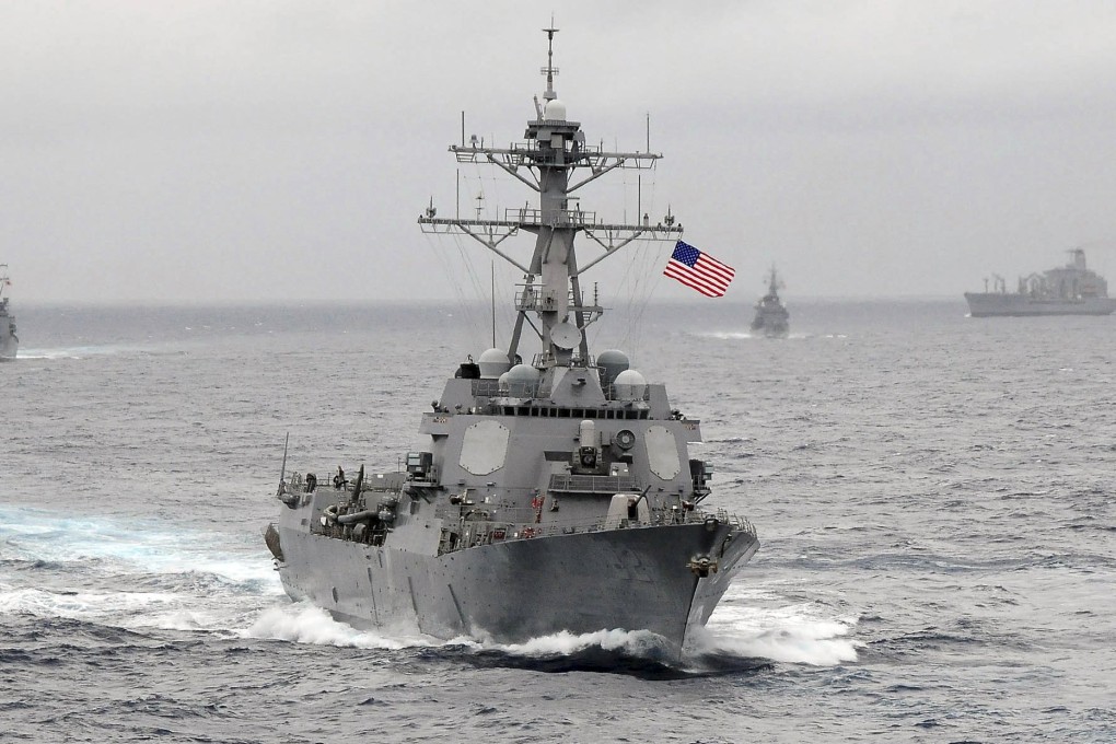 The USS Lassen has entered the 12-nautical-mile limit of Chinese controlled islands in the South China Sea. Photo: Reuters