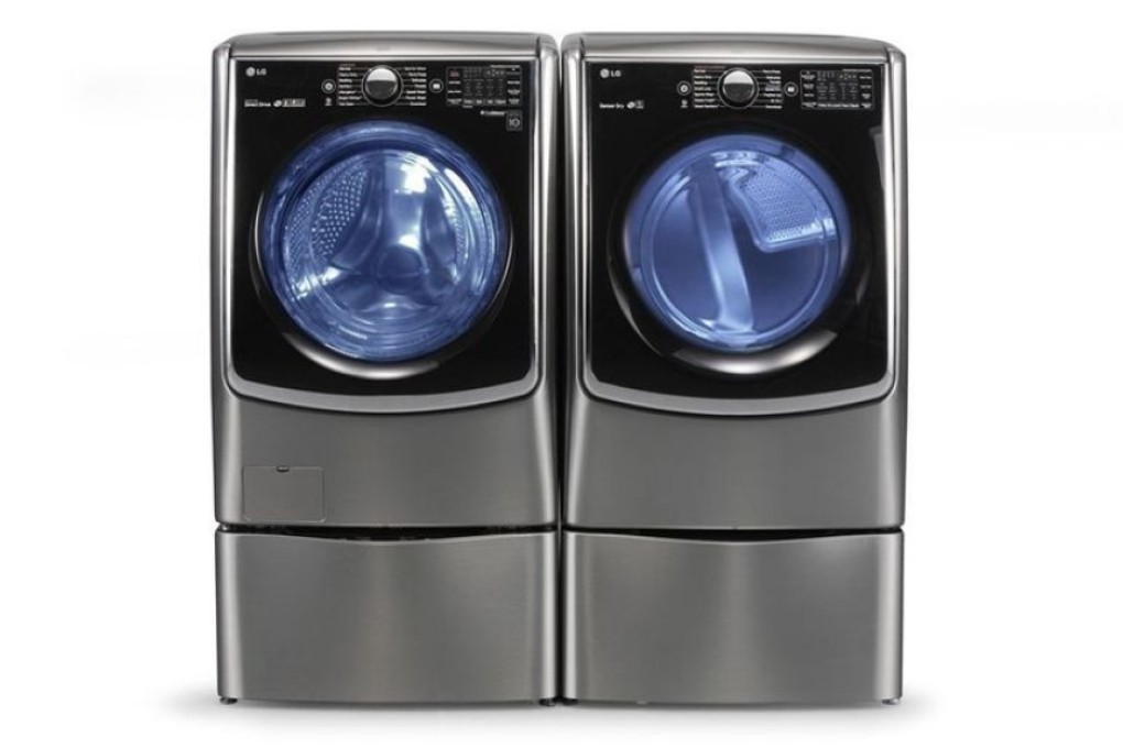 The LG TWIN Wash System showcased at CES 2015.