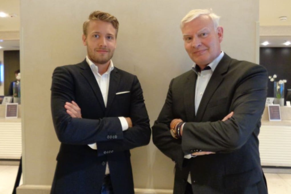 (From left): Gustaf Callans, CEO trainee and fourth generation in the business, and Arvid Callans, president and CEO
