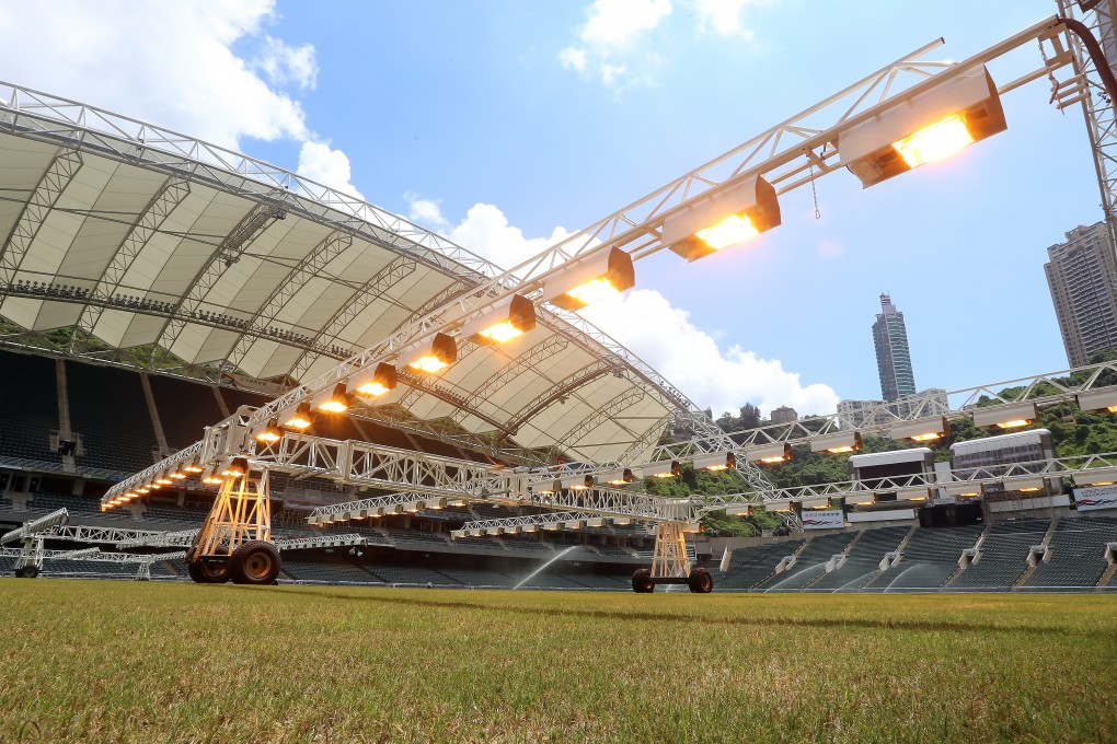 The newly-laid pitch at Hong Kong Stadium pictured in September. Photo: SCMP  Pictures