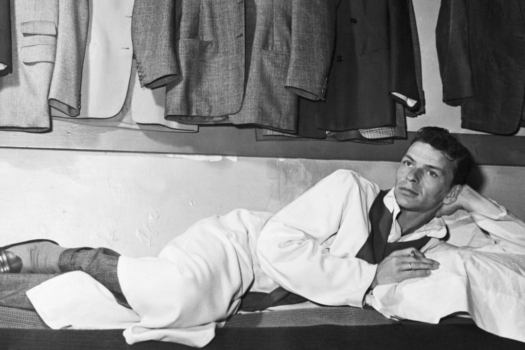 Sinatra backstage in his dressing room, Paramount Theatre, New York, sometime in the 1940s. Photo: Corbis
