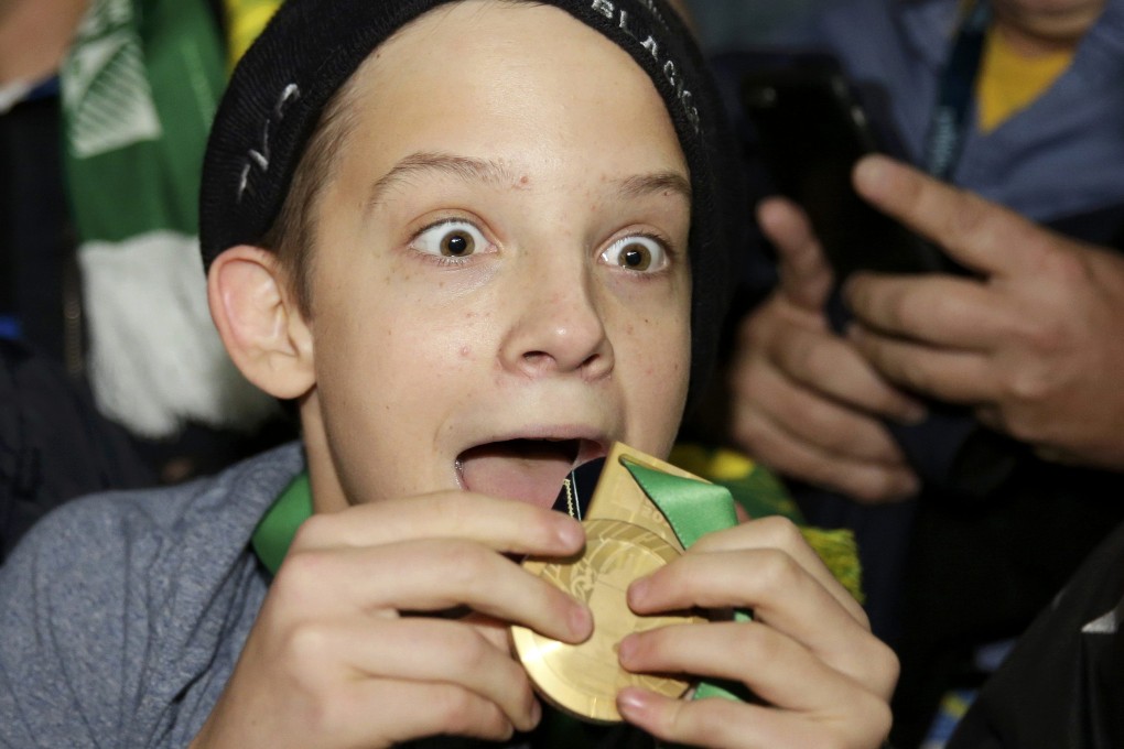 Charlie Lines can't believe his luck. Photo: AFP