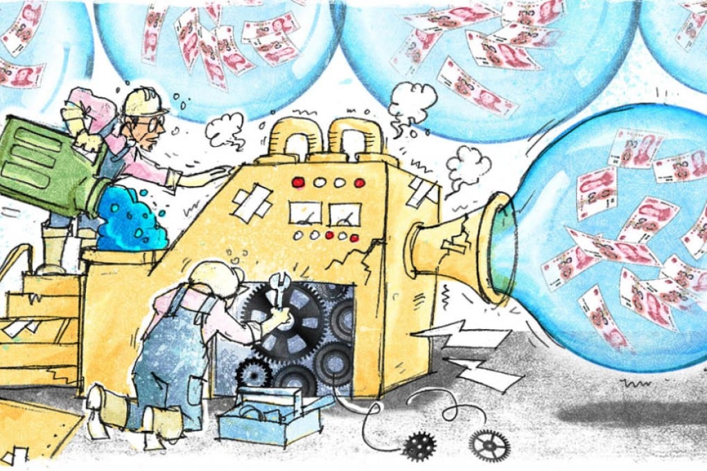 China is running out of ways to keep its many bubbles inflated.