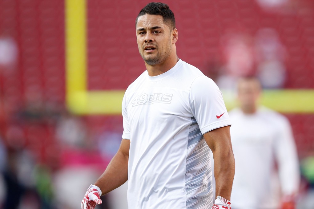 Jarryd Hayne went from rugby league in Australia to the NFL, but it has not worked out at the San Francisco 49ers. Photo: AFP