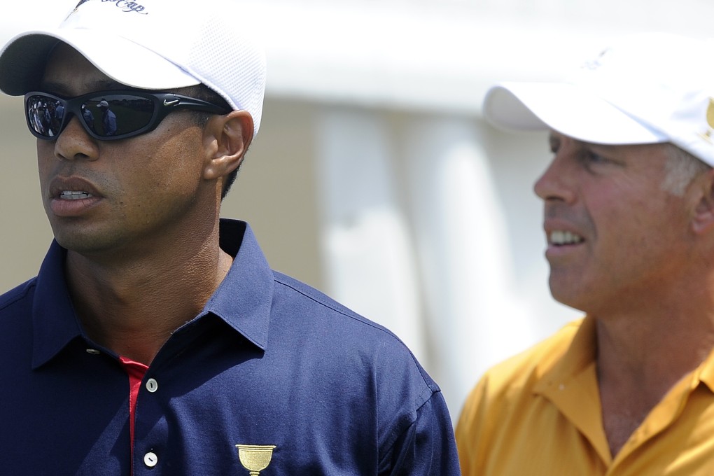 Caddie Steve Williams helped Tiger Woods win all but one of his 14 major titles, but parted ways with Woods in 2011. Photo: AP