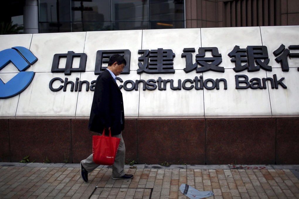 The putting of China Construction Bank on a list of important banks shows a growing awareness of the discord in China. Photo: Reuters