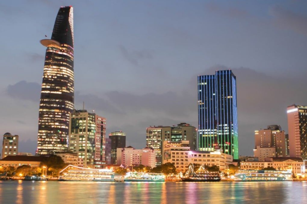 The modern skyline of Ho Chi Minh City reflects Vietnam's progress in its post-war recovery. Photo: Xinhua