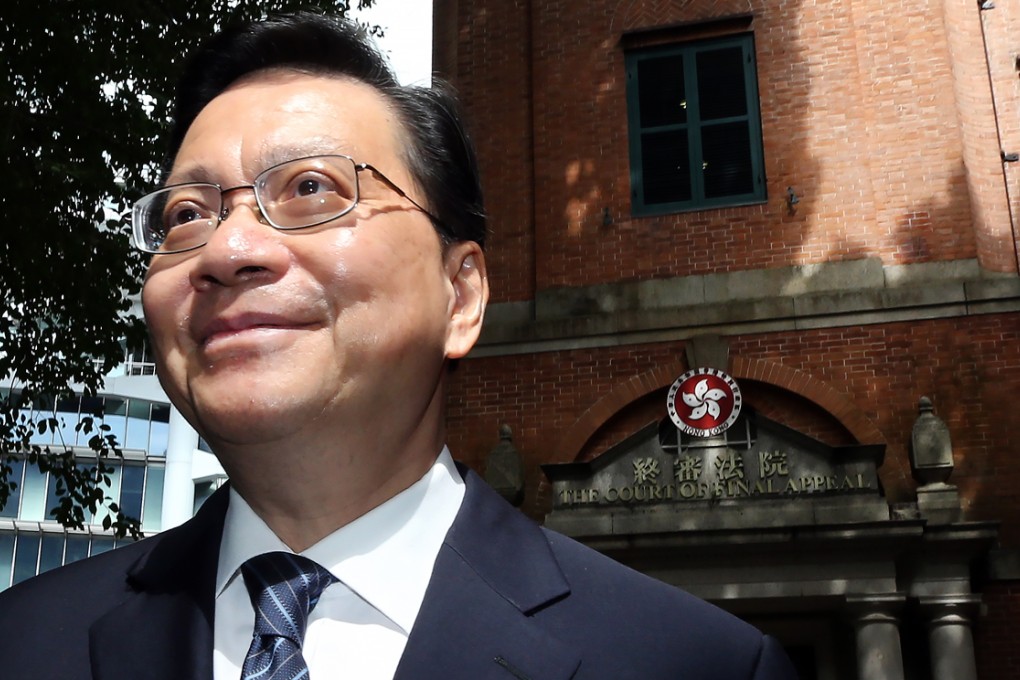 Secretary for Transport and Housing Professor Anthony Cheung continues to testify on the second day of an inquiry into the water safety scare. Photo: Felix Wong