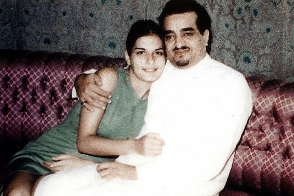 Janan Harb with the late King Fahd. The Christian-born beauty was 19 when she claims she wed the then-prince.