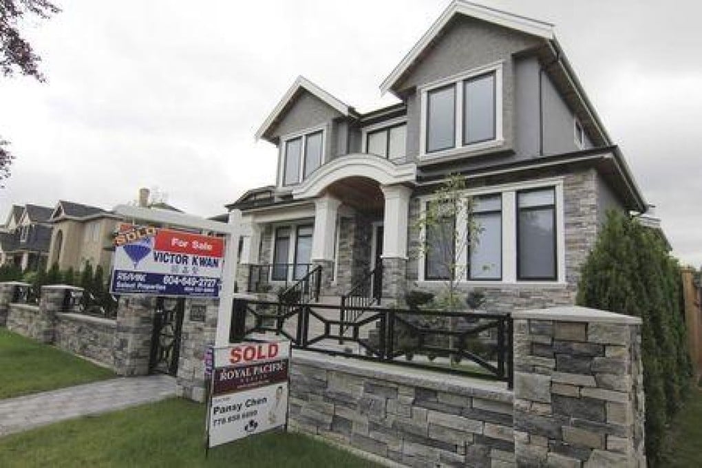 A Vancouver home for sale, in an exclusive neighbourhood where detached houses fetch C$3 million or more. Photo: Reuters