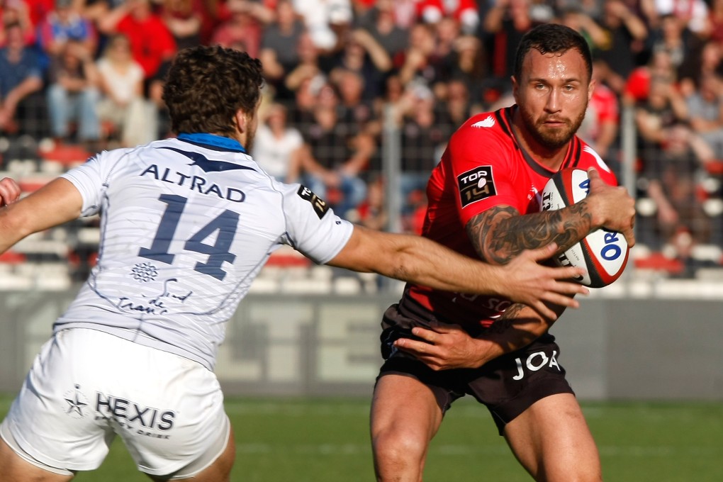 Toulon’s Quade Cooper is happy to be back in action after the World Cup. Photo: AP