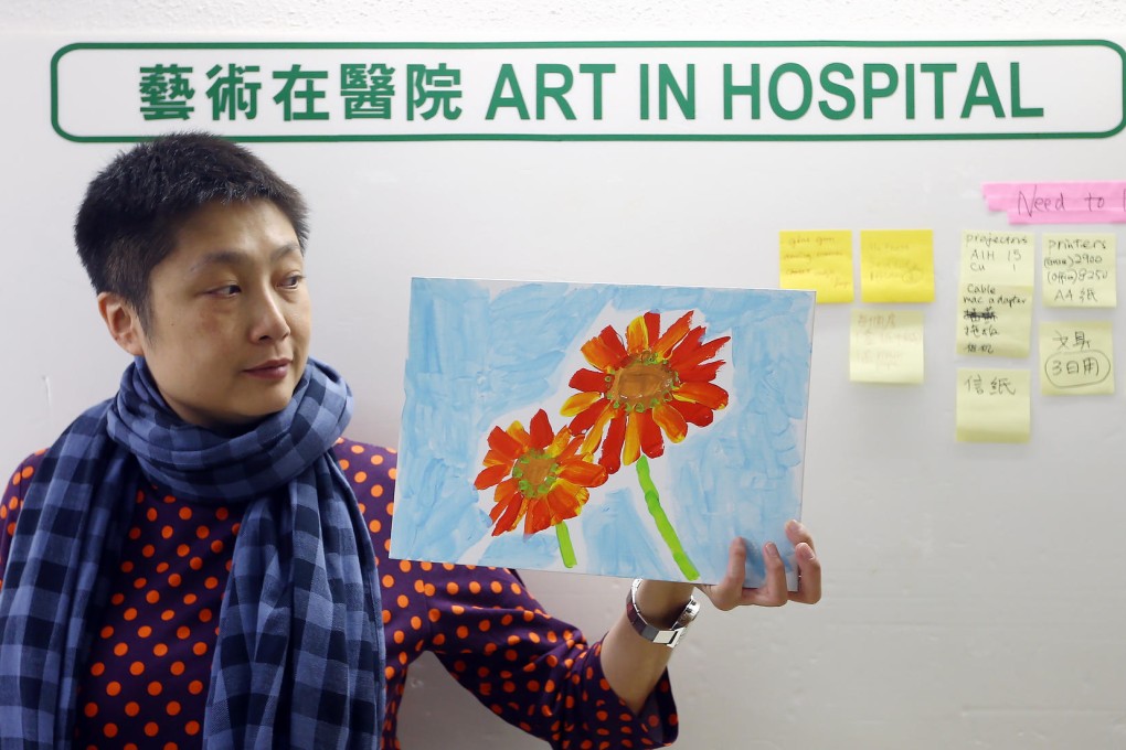 Art In Hospital director Grace Cheng believes art has healing powers and that anyone can be an artist.Photo: Sam Tsang