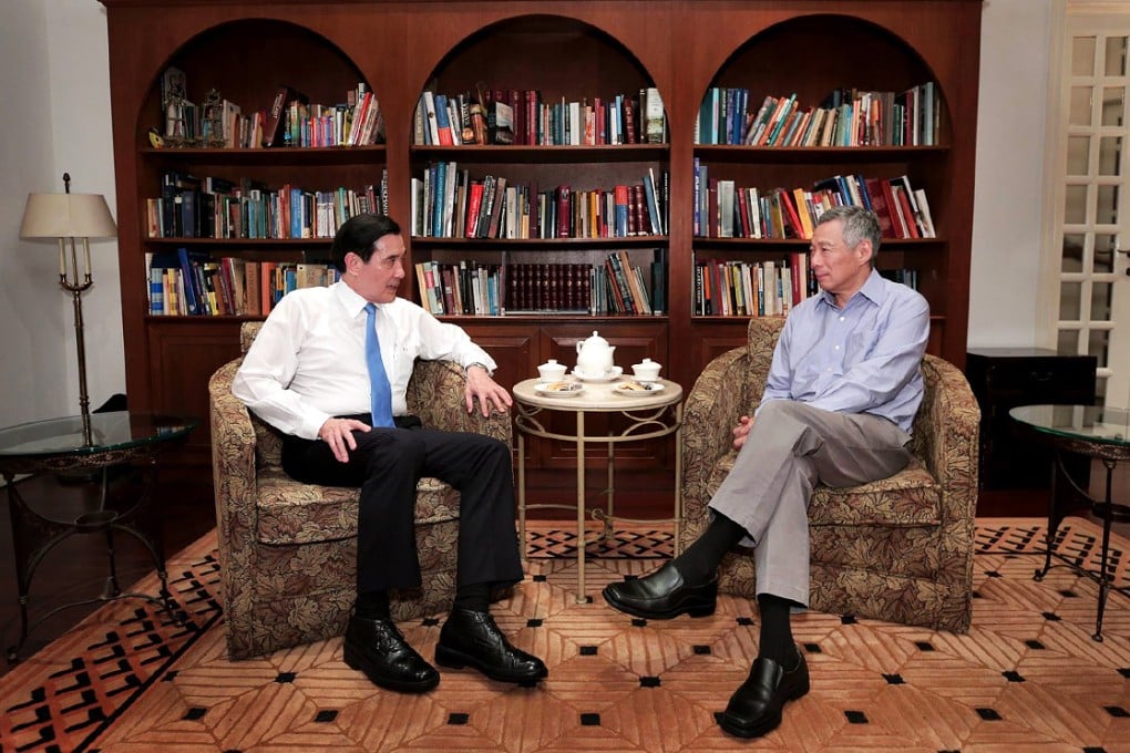 Premier Ma meets with Singapore's Prime Minister Lee Hsien Loong. Photo: SCMP Pictures