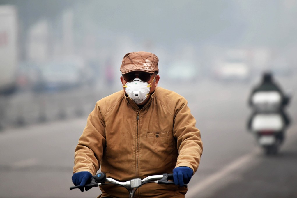 Shenyang enveloped in smog. Photo: Xinhua