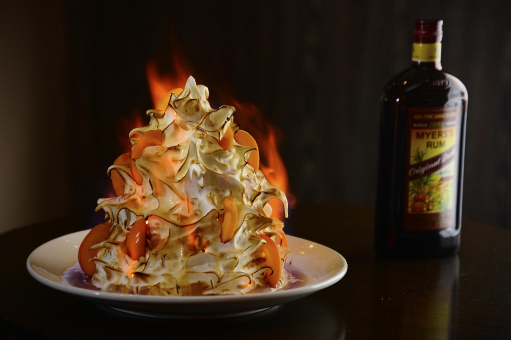 Baked Alaska at The Steak House Winebar + Grill at the InterContinental. Photos: Edmond So