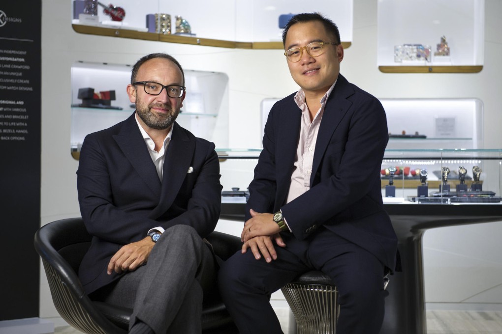Daniel Bourn (left) and Eric Ku of watch customisation company Project X. Photo: Bruce Yan