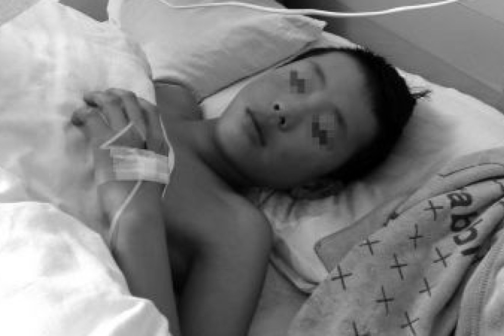 The Chinese primary six student must stay in hospital in Jilin province for a month after having his right thumb and two fingers reattached after Saturday's accident. Chinajilin.com.cn