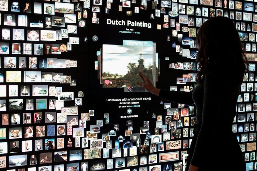 Cleveland Museum of Art's Collection Wall is a 12-metre touch screen that can display high-resolution images of up to 4,200 works of art at any given time.