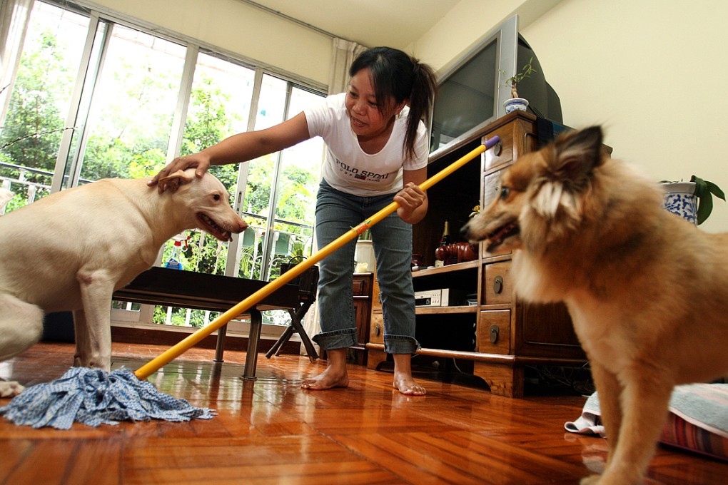 Domestic workers work 12 to 15 hours a day. Photo: Felix Wong