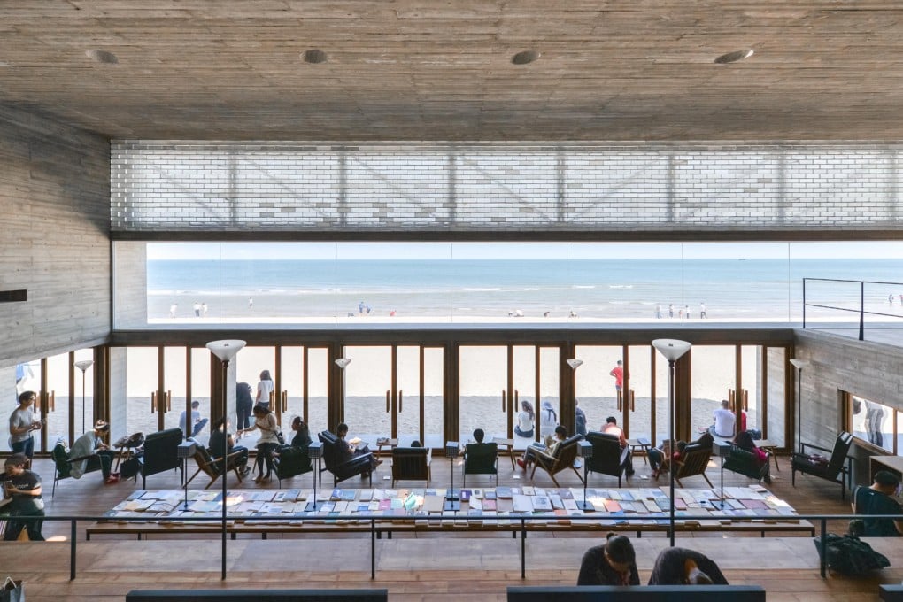Tianxingjiuzhou Real Estate Development's Seashore Library, where the aim is to provide a non-profit, quiet reading place for the local community. Photos: SCMP Pictures