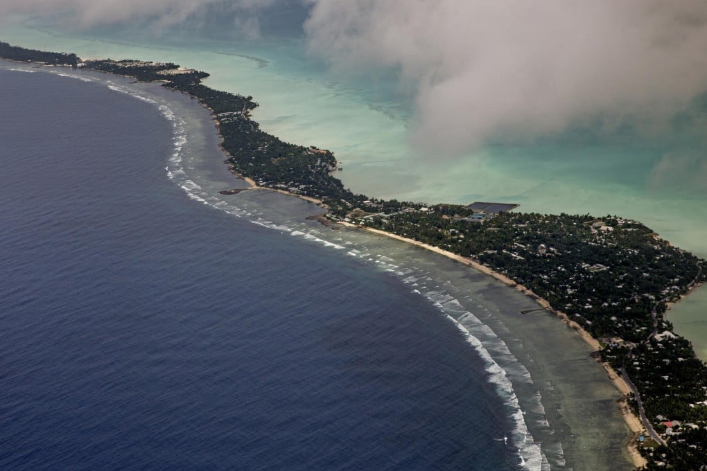 Tarawa, the capital of Kiribati.