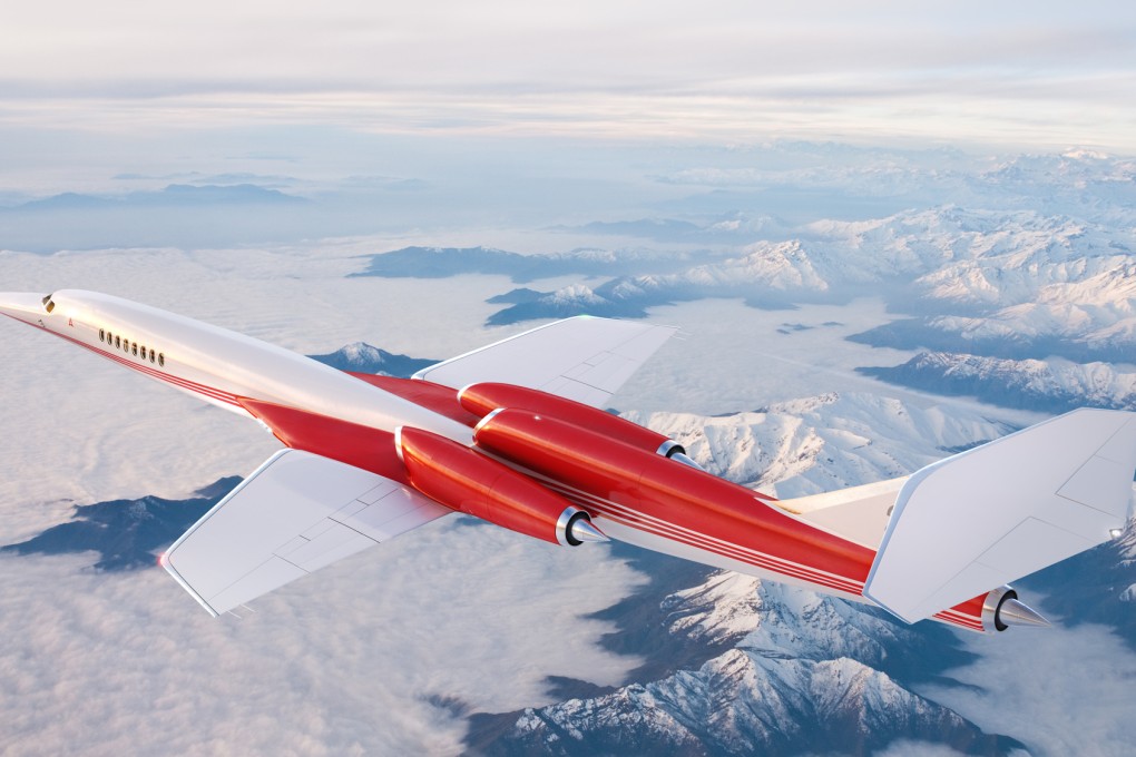 An artist's rendering of the AS2 in flight. Aerion is developing the supersonic business jet in collaboration with Airbus. Photo: Aerion