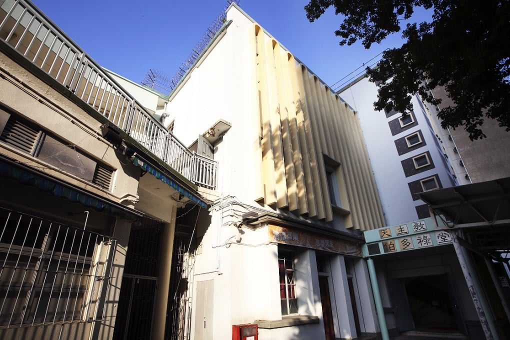 St. Peters Secondary School at Aberdeen. Since the completion of its extension, the school has been seeking vigorously to further upgrade its infrastructure, and has submitted plans to the government for its relocation to a new school site nearby. Photo: Sam Tsang