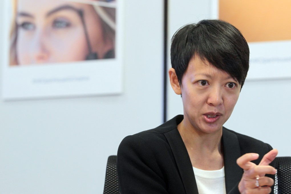 Jayne Leung, Facebook's head of Greater China operations,  says that story telling via advertising is now recognized as important way to raise brand awareness. Photo: Bruce Yan, SCMP