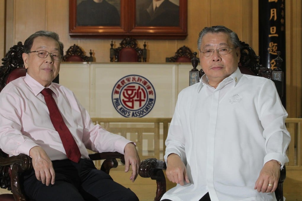 Rufino Ko Pio and Ang Tiak-toy are just two of many powerful and influential ethnic Chinese members of the business community in the Philippines. Photo: May Tse