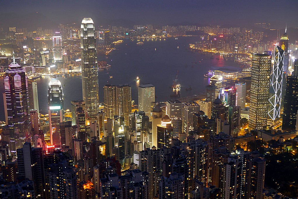 The iconic skyyline of apartment buildings and office blocks in Hong Kong, whose population of over 7 million people crowds into the territory. Photo: Martin Chan