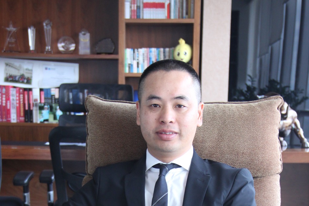 Qfang founder Liang Wenhua in an interview as the company he founded in Shenzhen in 2000 heads aggressively into the internet era. Photo: Handout