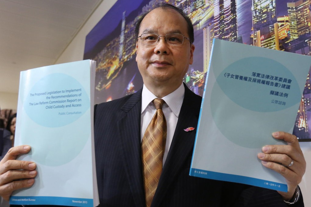 Matthew Cheung launches the review.Photo: SCMP Pictures