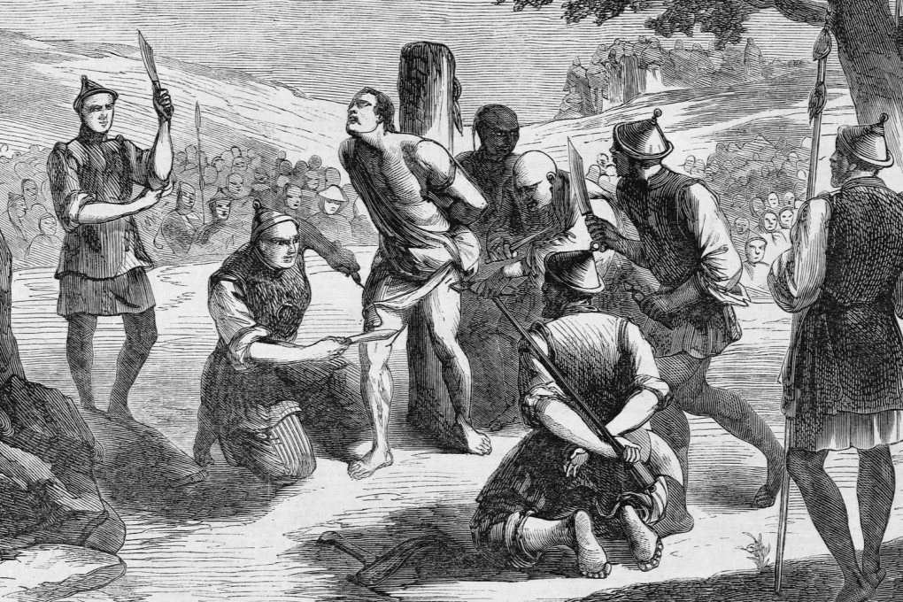 French missionary Auguste Chapdelaine is tortured to death in Guangxi, in 1856, by order of the local mandarin. Photos: AP; Corbis