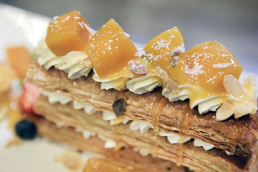 Mango Napoleon at Joyful Dessert House.