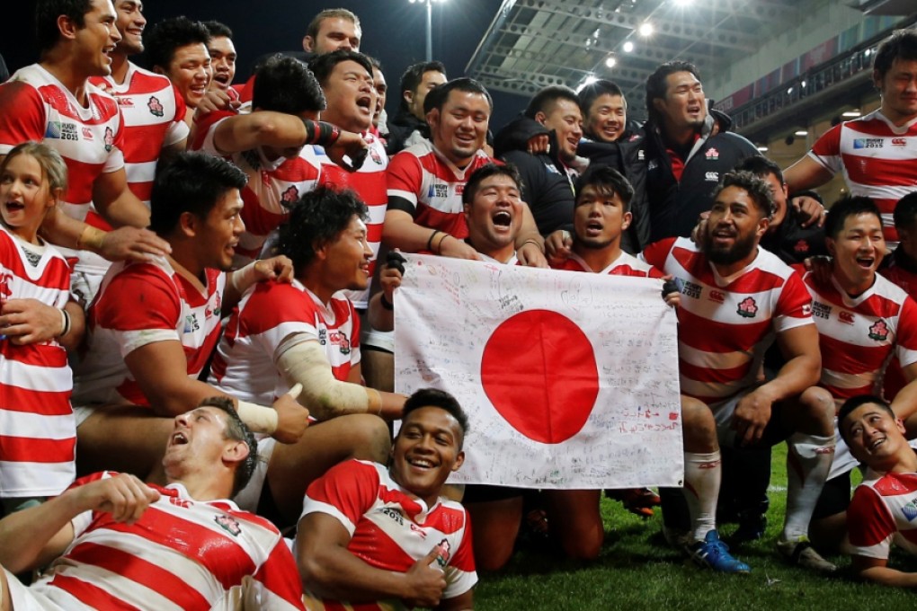 Japanese rugby is riding on a high following their performance at the World Cup and triumph in the Asian qualifying tournament for the 2016 Rio Olympics. Photo: AFP