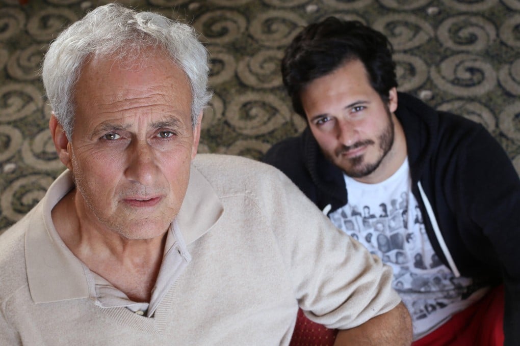 Daniel Leconte (left) with his son Emmanuel. They both directed the documentary on the attack on Charlie Hebdo. Photo: Sam Tsang