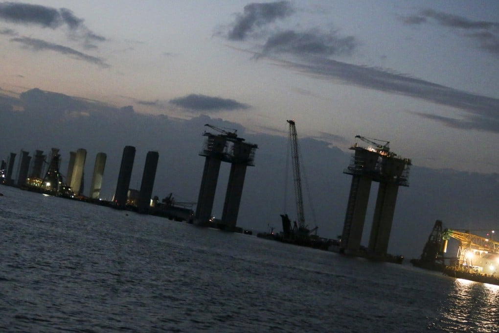 The completion date for the bridge to Zhuhai and Macau is becoming increasingly hazy. Photo: Felix Wong