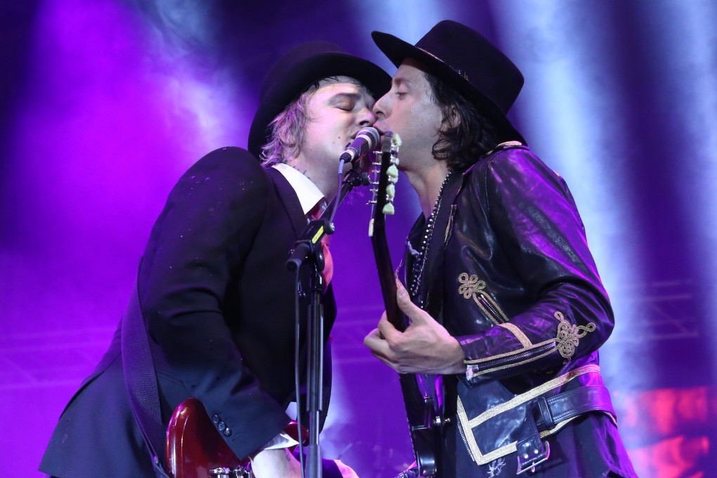 The Libertines are drawing quite an audience at the Harbourflap Stage... Photo: Jonathan Wong