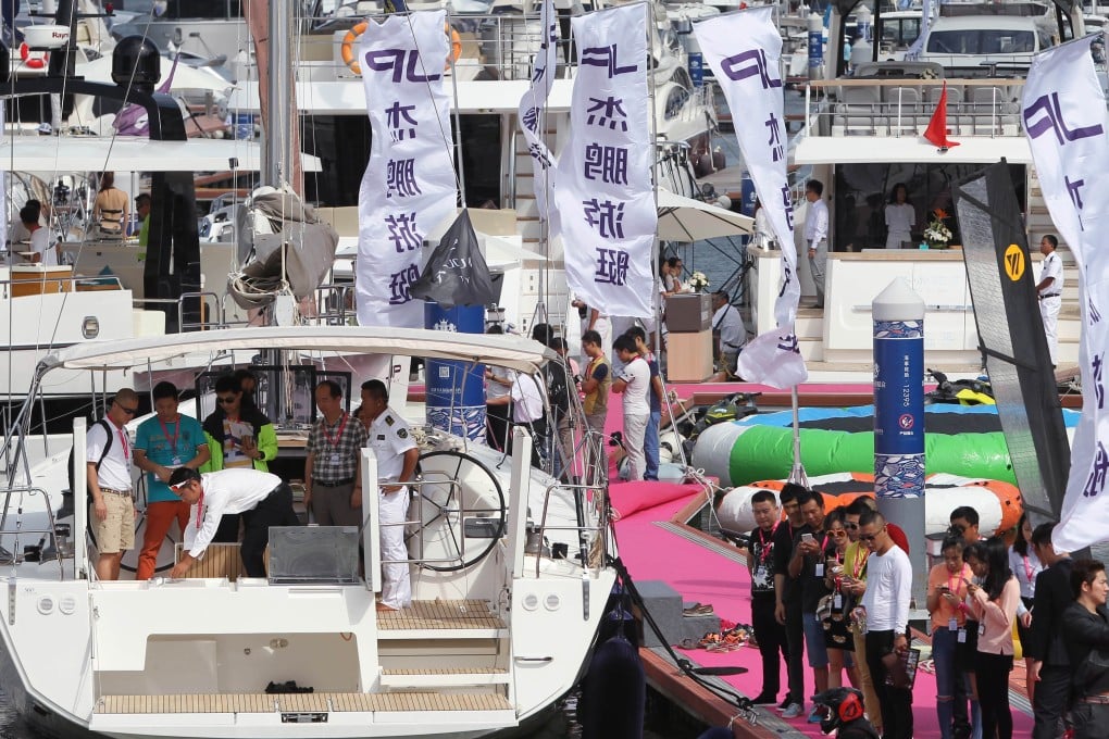 Visitors get a taste of the luxe life on show at China Rendez-Vous, in Sanya, Hainan province, on the weekend. Photo: Simon Song