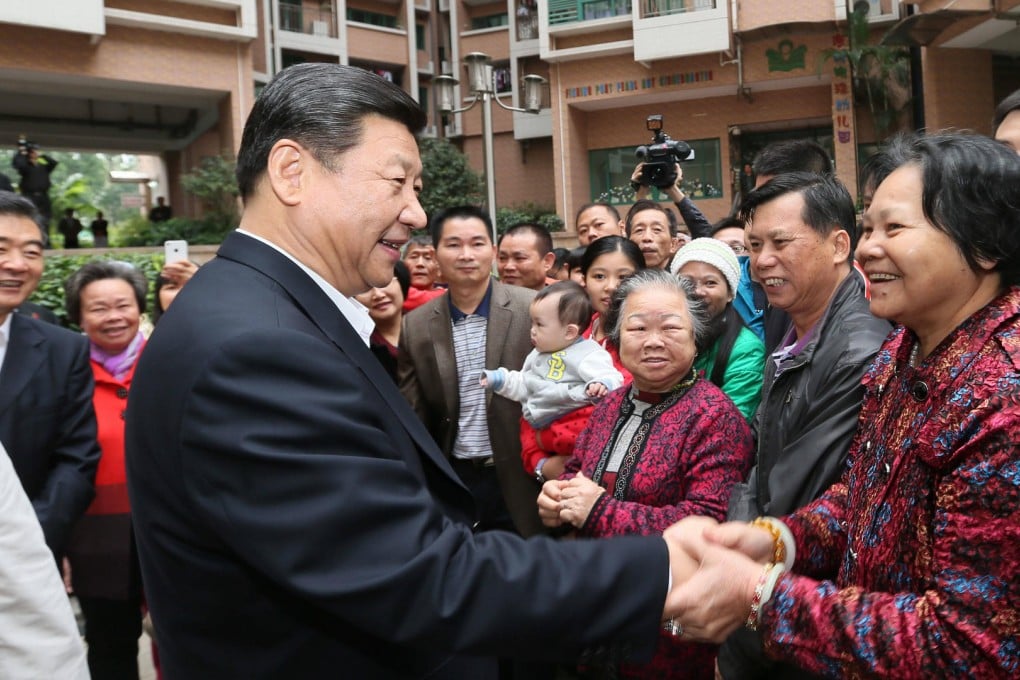 Xi Jinping meets Shenzhen residents in December 2012. Photo: Xinhua