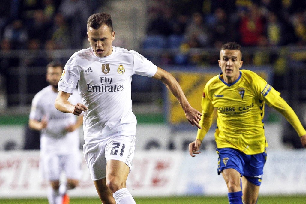 Denis Cheryshev in action for Real against Cadiz. Photo: EPA