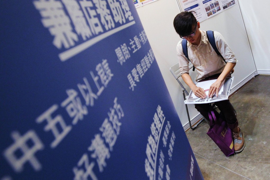 Job seekers may now be interviewed in Shenzhen. Photo: Nora Tam